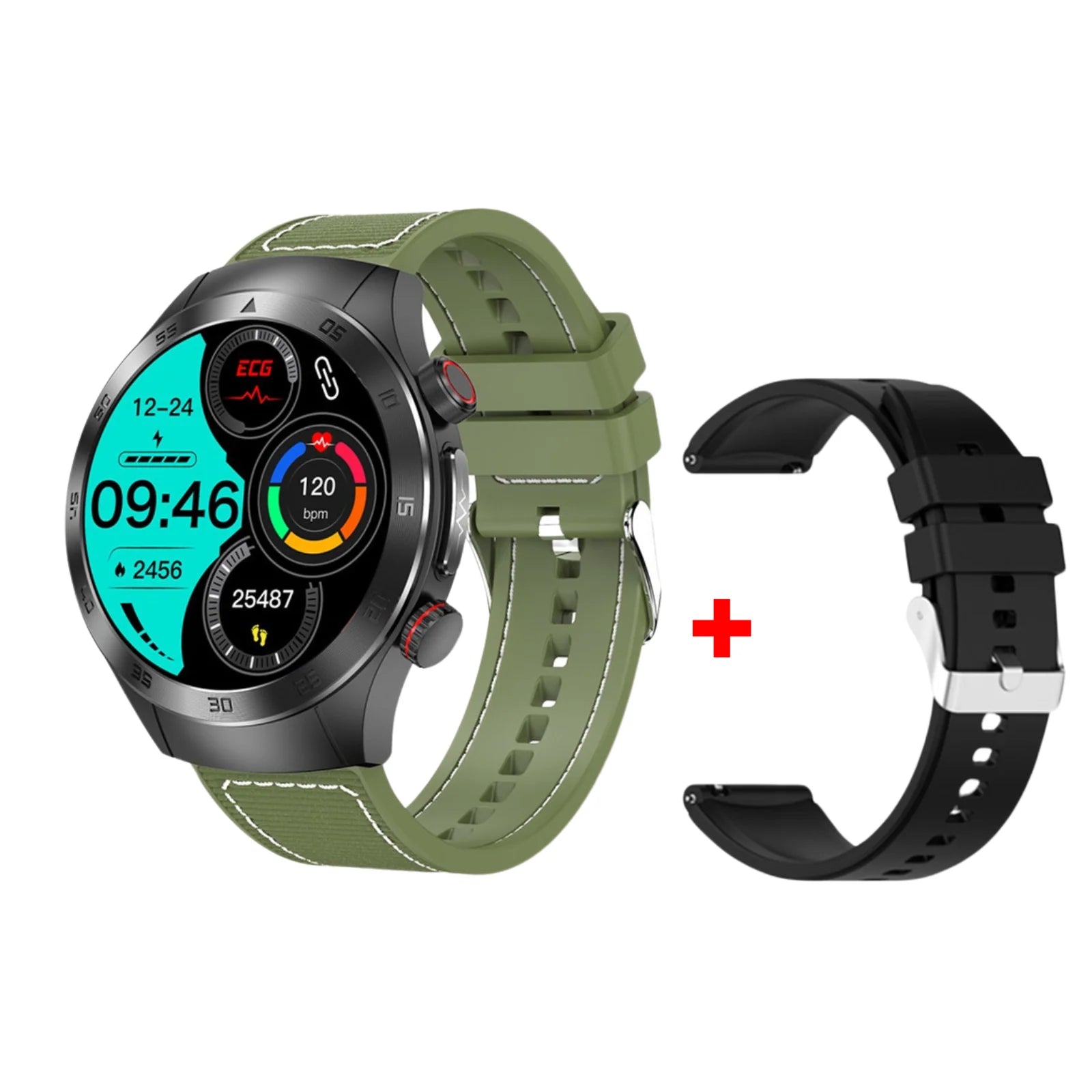 AuroTracker® Health Wave Max - Best Medical Diagnosis Smart Watch, Blood Lipids Uric Acid Blood Glucose watch, ECG+PPG Fitness Tracker