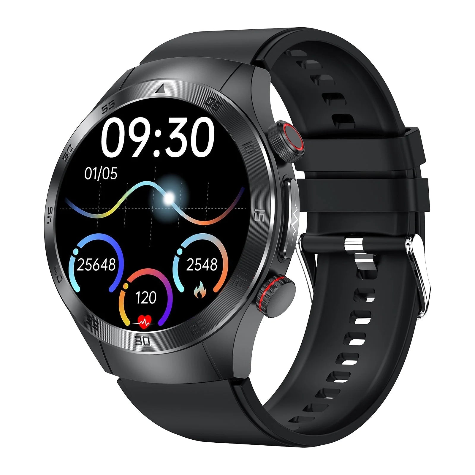AuroTracker® Health Wave Max - Best Medical Diagnosis Smart Watch, Blood Lipids Uric Acid Blood Glucose watch, ECG+PPG Fitness Tracker
