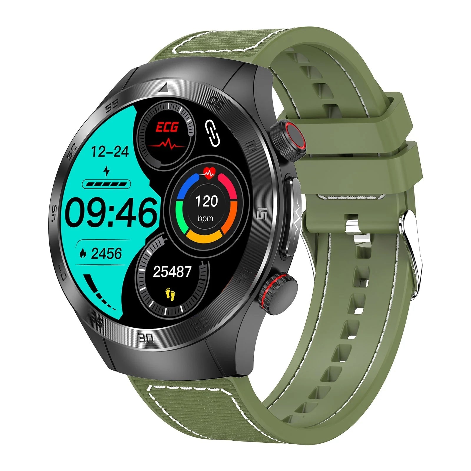 AuroTracker® Health Wave Max - Best Medical Diagnosis Smart Watch, Blood Lipids Uric Acid Blood Glucose watch, ECG+PPG Fitness Tracker