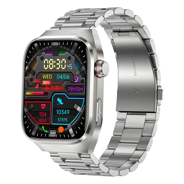 AuroTracker® Lifetrack Ultra - Lipid uric Acid ECG+EKG Blood Sugar Blood Pressure Health Management Smart Watch