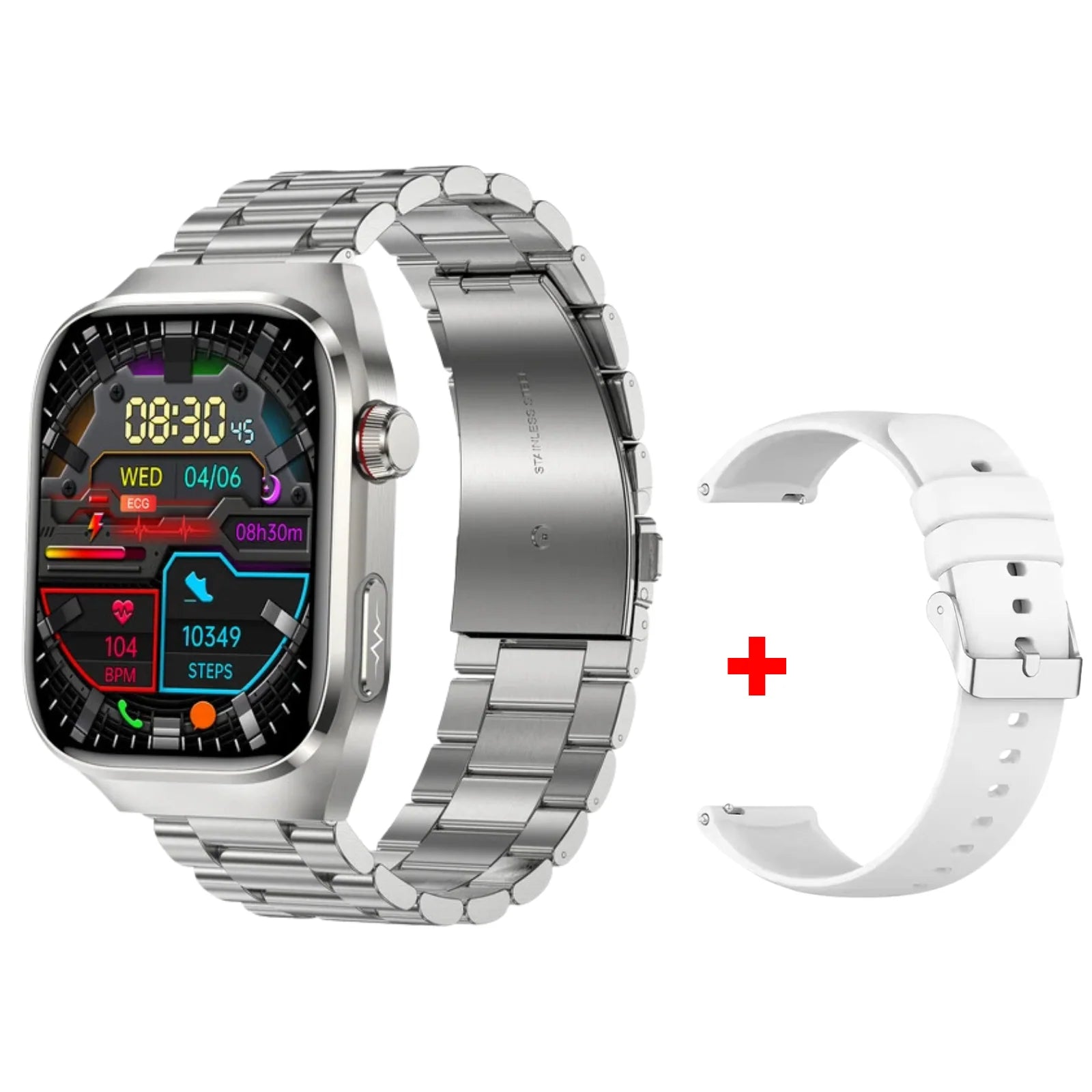 AuroTracker® Lifetrack Ultra - Lipid uric Acid ECG+EKG Blood Sugar Blood Pressure Health Management Smart Watch