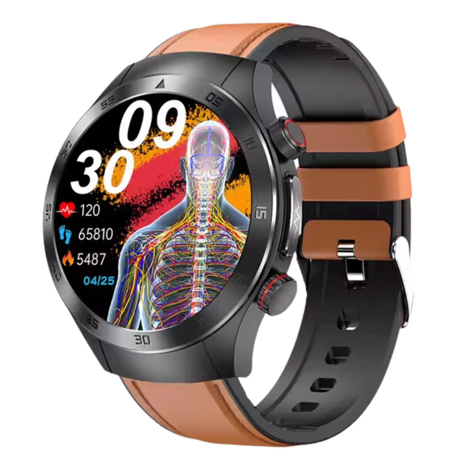 AuroTracker® Health Wave Max - Best Medical Diagnosis Smart Watch, Blood Lipids Uric Acid Blood Glucose watch, ECG+PPG Fitness Tracker