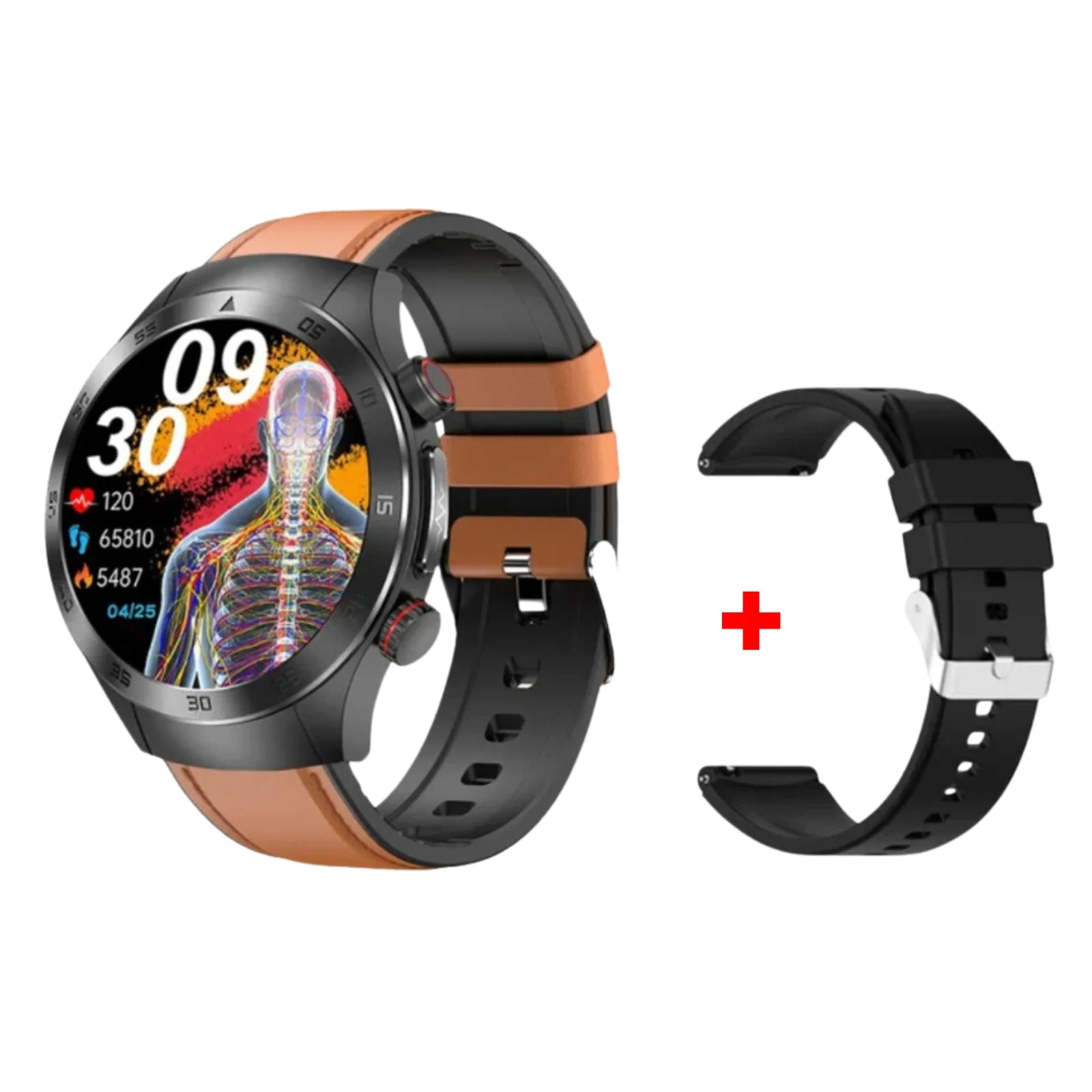 AuroTracker® Health Wave Max - Best Medical Diagnosis Smart Watch, Blood Lipids Uric Acid Blood Glucose watch, ECG+PPG Fitness Tracker