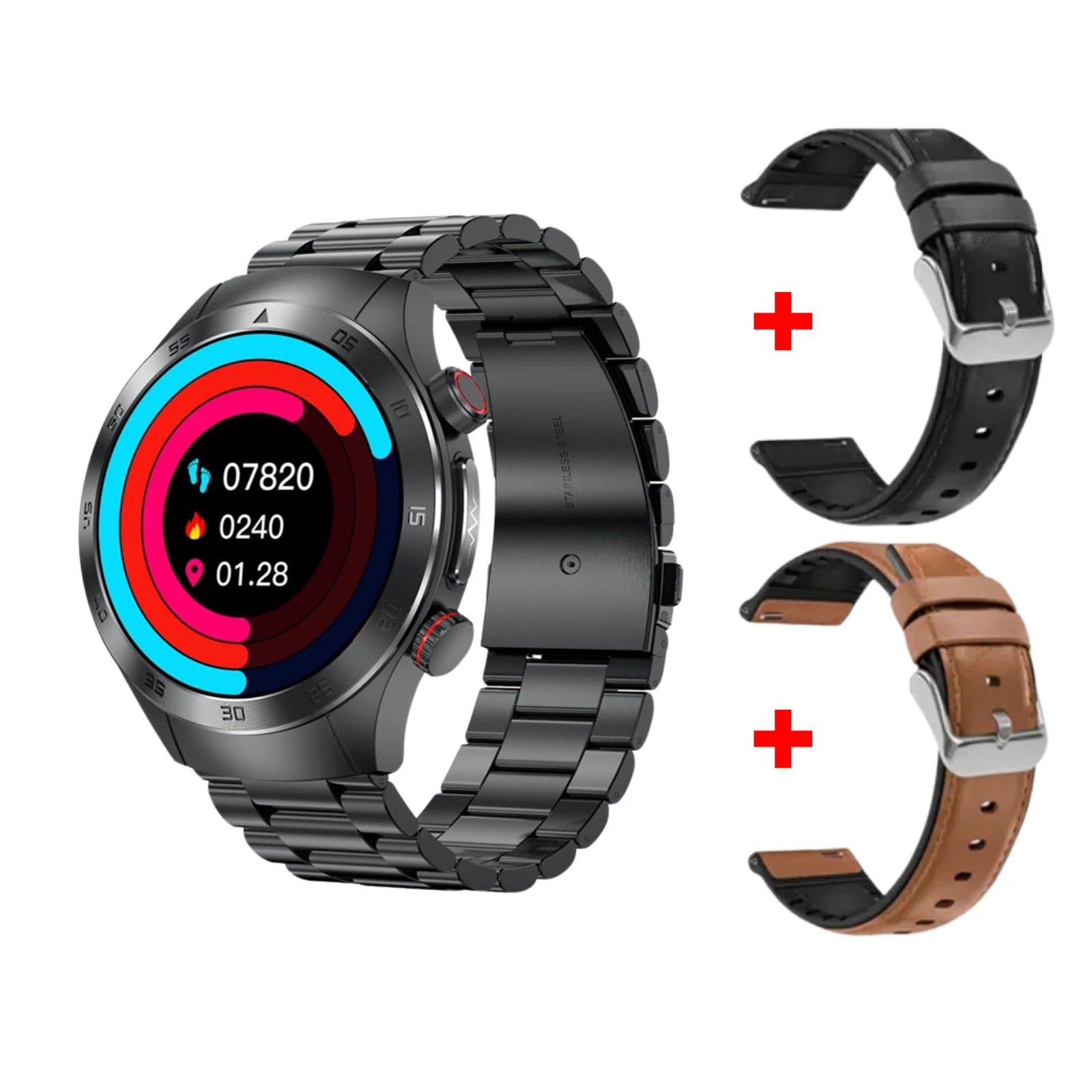 AuroTracker® Health Wave Max - Best Medical Diagnosis Smart Watch, Blood Lipids Uric Acid Blood Glucose watch, ECG+PPG Fitness Tracker