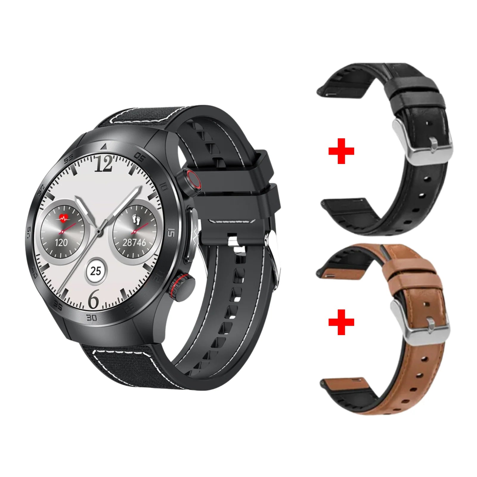 AuroTracker® Health Wave Max - Best Medical Diagnosis Smart Watch, Blood Lipids Uric Acid Blood Glucose watch, ECG+PPG Fitness Tracker