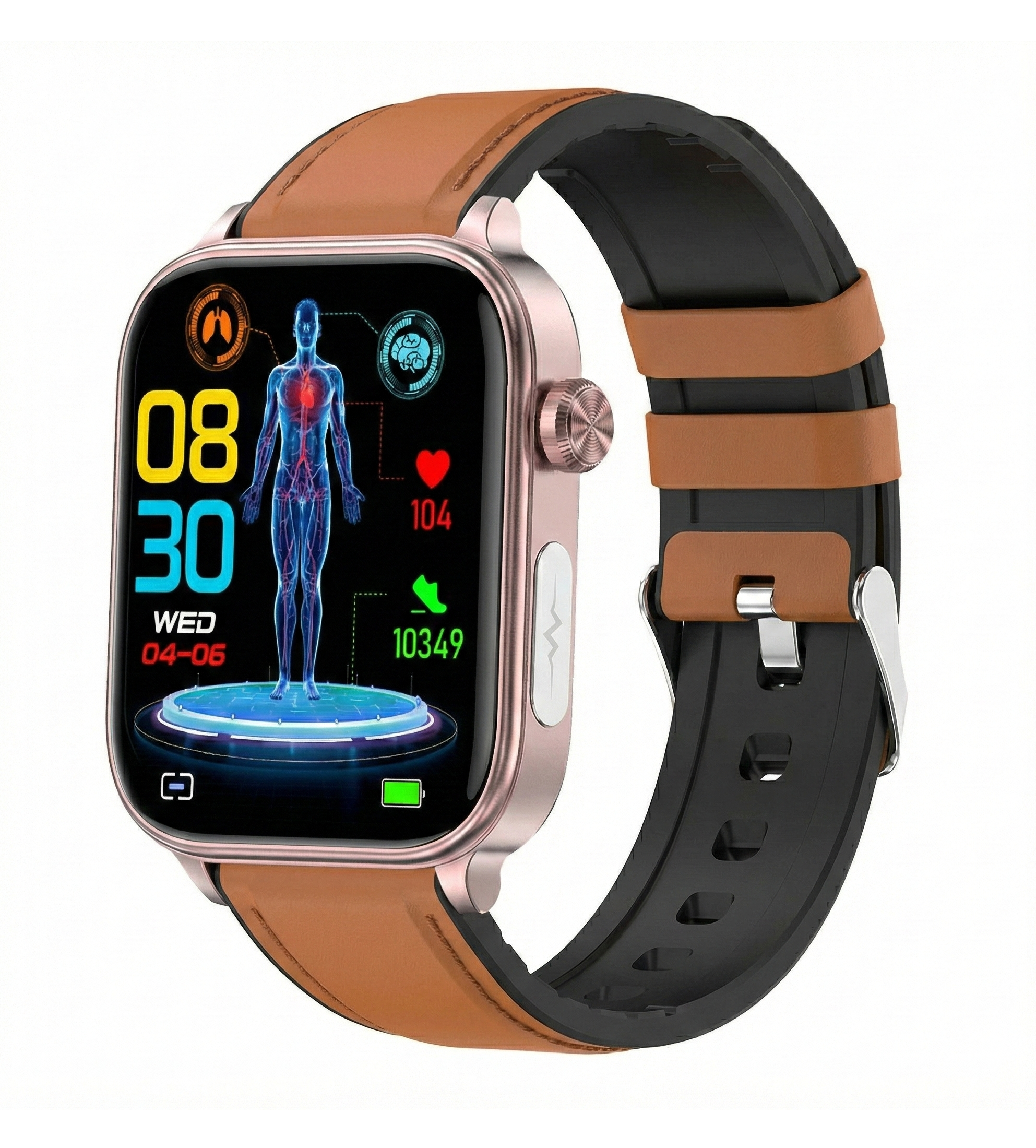 AuroTracker® Chroma - ECG+PPG Monitoring Blood pressure Blood Lipid Uric Acid Women Health Tracker Smartwatche