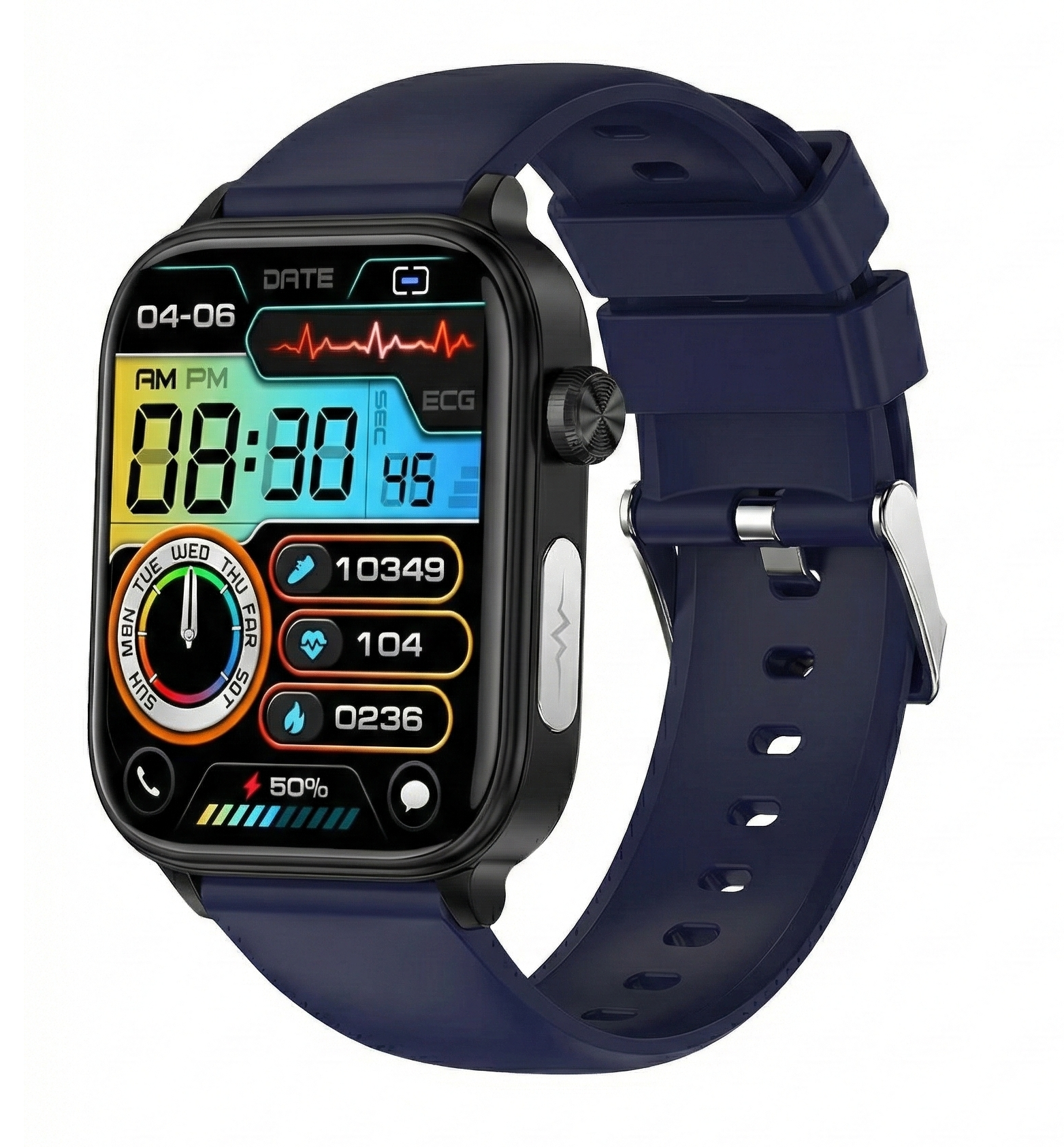 AuroTracker® Chroma - ECG+PPG Monitoring Blood pressure Blood Lipid Uric Acid Women Health Tracker Smartwatche