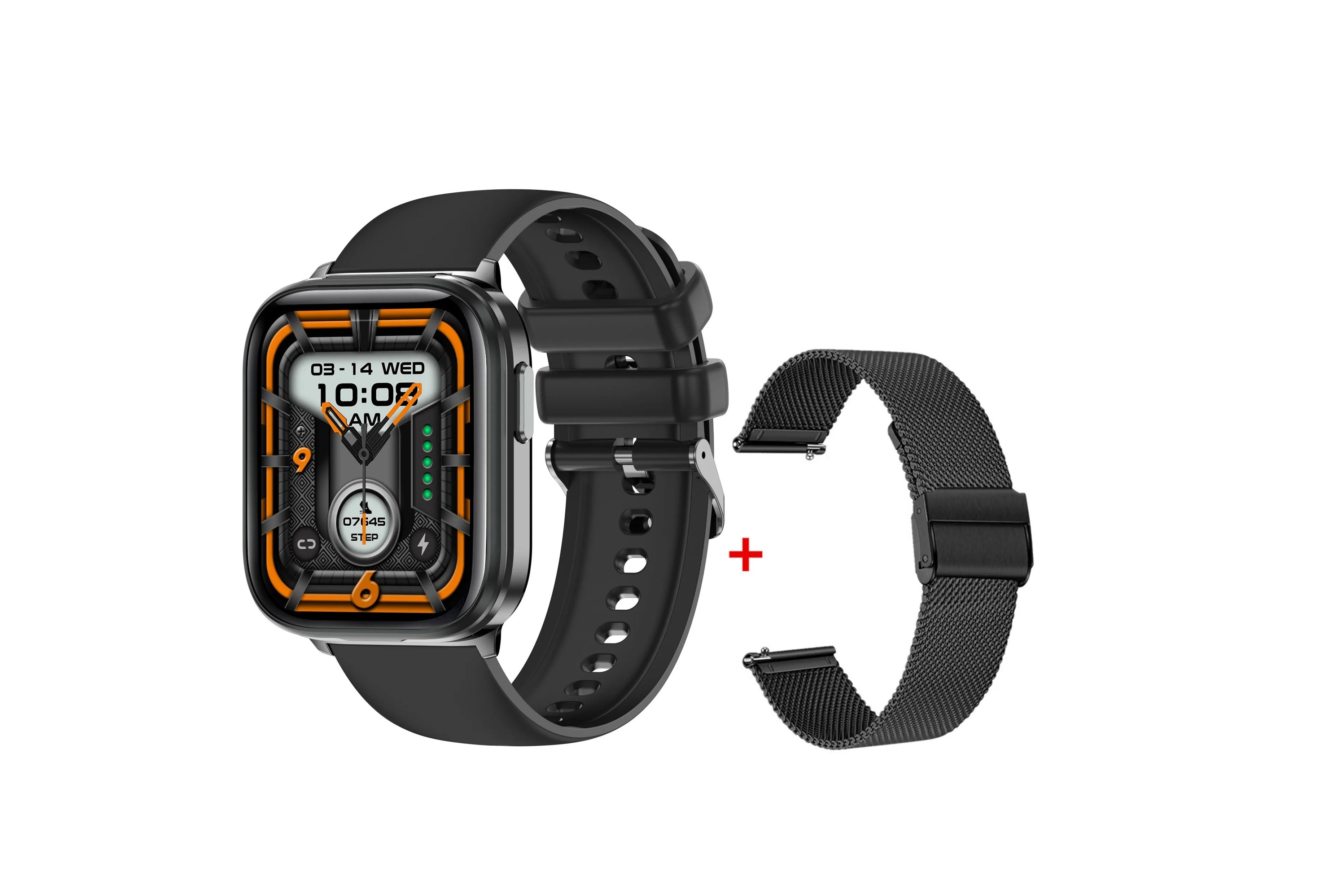 AuroTracker® DuoSphere - Steps, Calorie and Activity Tracker, Heart Rate, Sleep and Blood Pressure Monitor - Headset Smartwatch