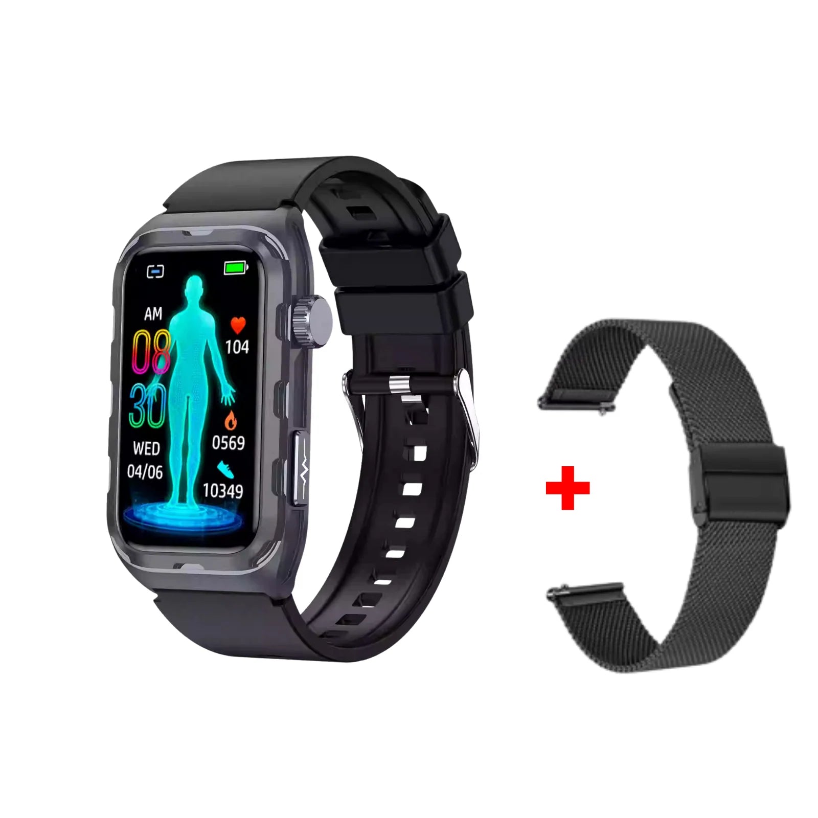 AuroTracker® Fitness - Smart Bracelet ECG Health Monitoring Blood Pressure Glucose Heart Rate Wristwatch