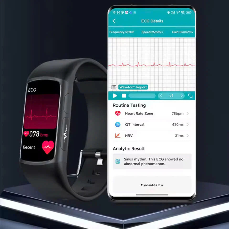 AuroTracker® Active Core Fusion - Medical Grade Smart Watch Blood Sugar Blood Lipid Uric Acid ECG+PPG Body Temperature