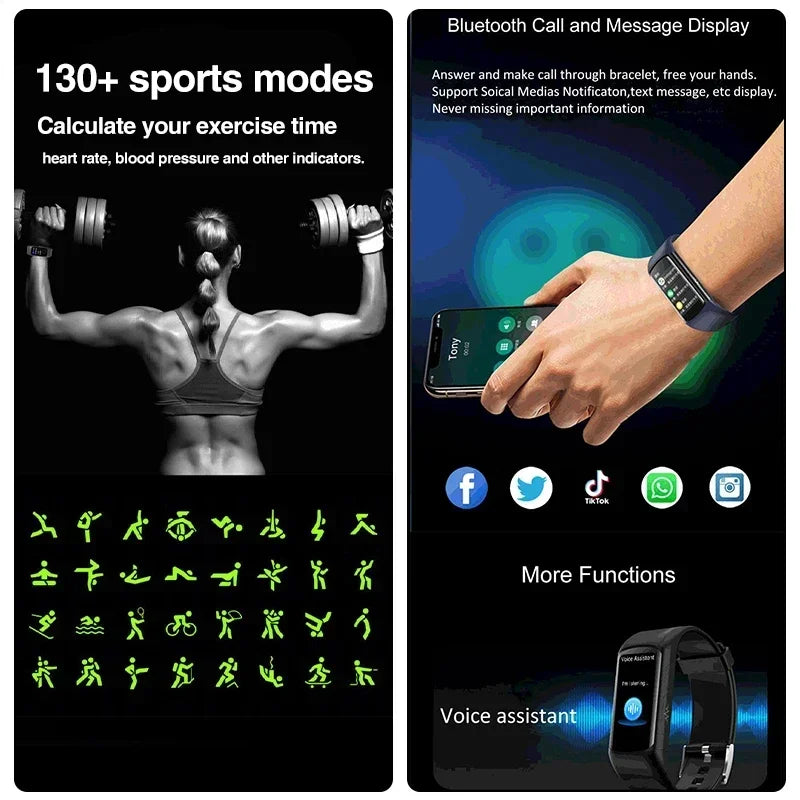 AuroTracker® Active Core Fusion - Medical Grade Smart Watch Blood Sugar Blood Lipid Uric Acid ECG+PPG Body Temperature