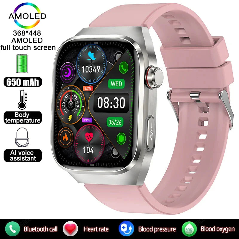 AuroTracker® Lifetrack Ultra - Lipid uric Acid ECG+EKG Blood Sugar Blood Pressure Health Management Smart Watch