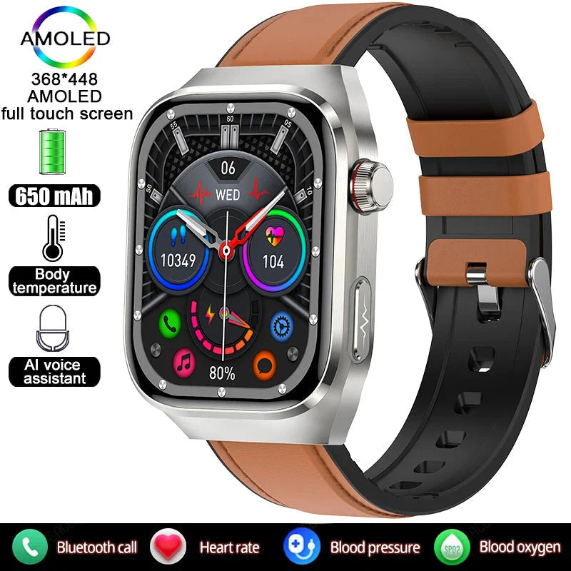 AuroTracker® Lifetrack Ultra - Lipid uric Acid ECG+EKG Blood Sugar Blood Pressure Health Management Smart Watch