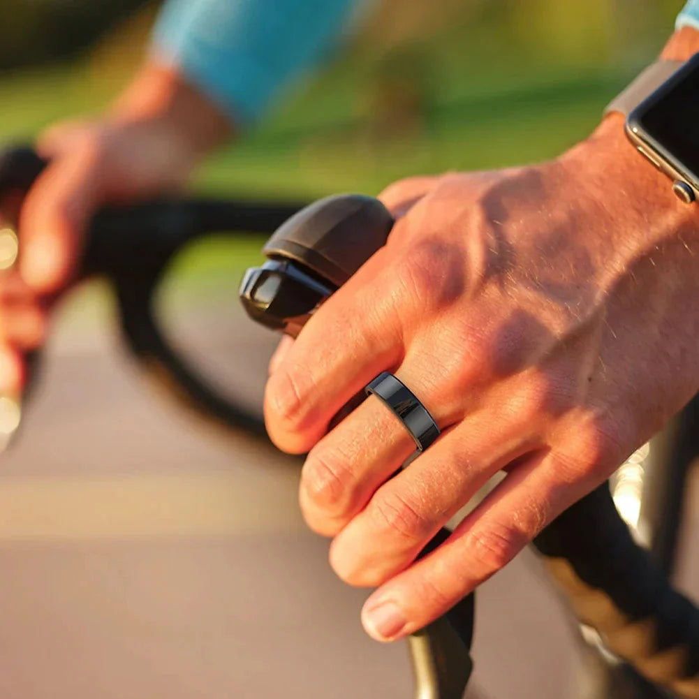 AuroTracker® Smart Ring Titanium Steel Health Monitoring Ring Supports good sleep, regulates blood pressure