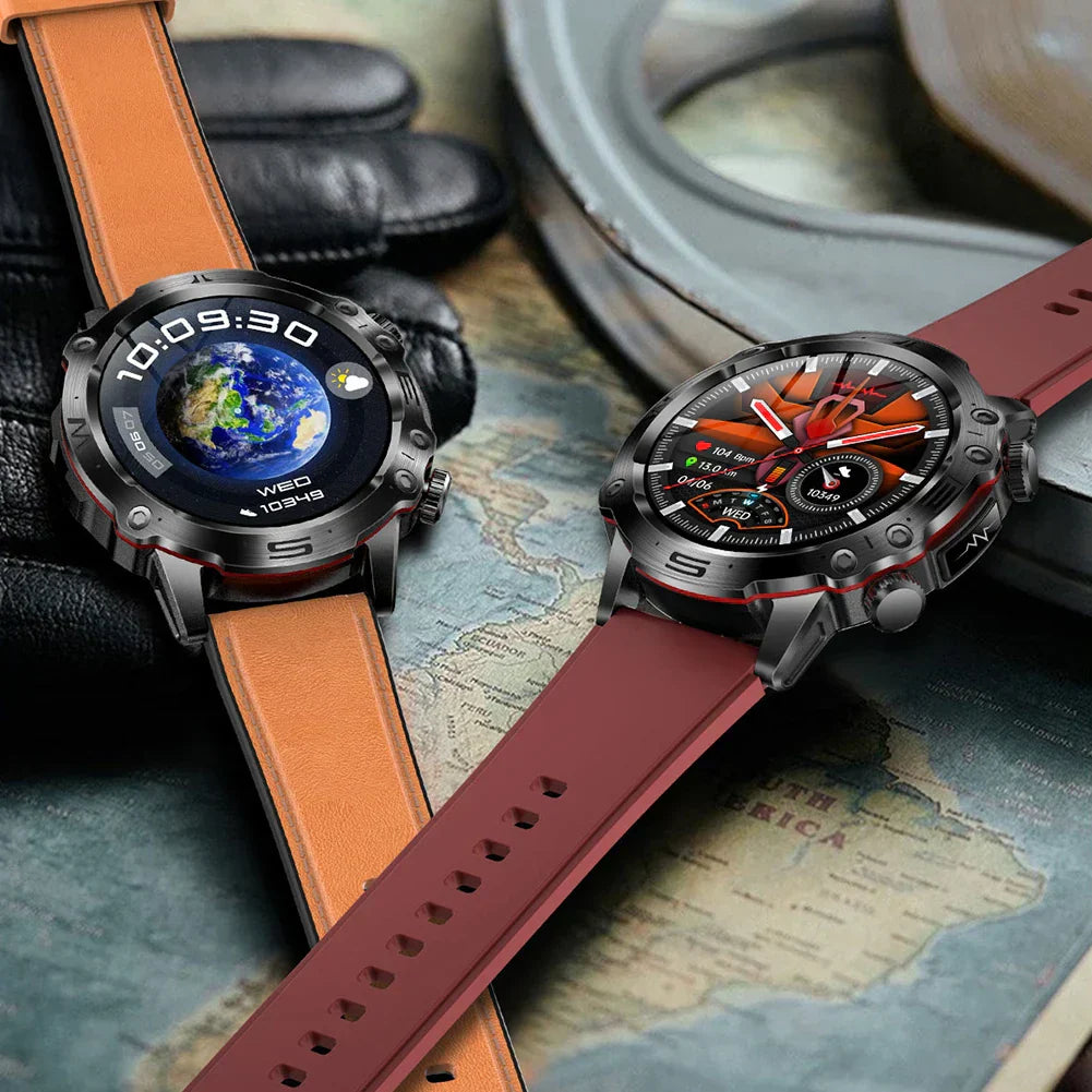 AuroTracker® Wellness Pro - ECG+EKG HRV Professional Blood Glucose Blood Pressure Monitoring and Health Smart Watch